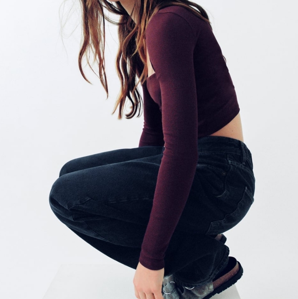 ZARA | Bloggers Fave Square Neck Cropped Top - Picture 5 of 10